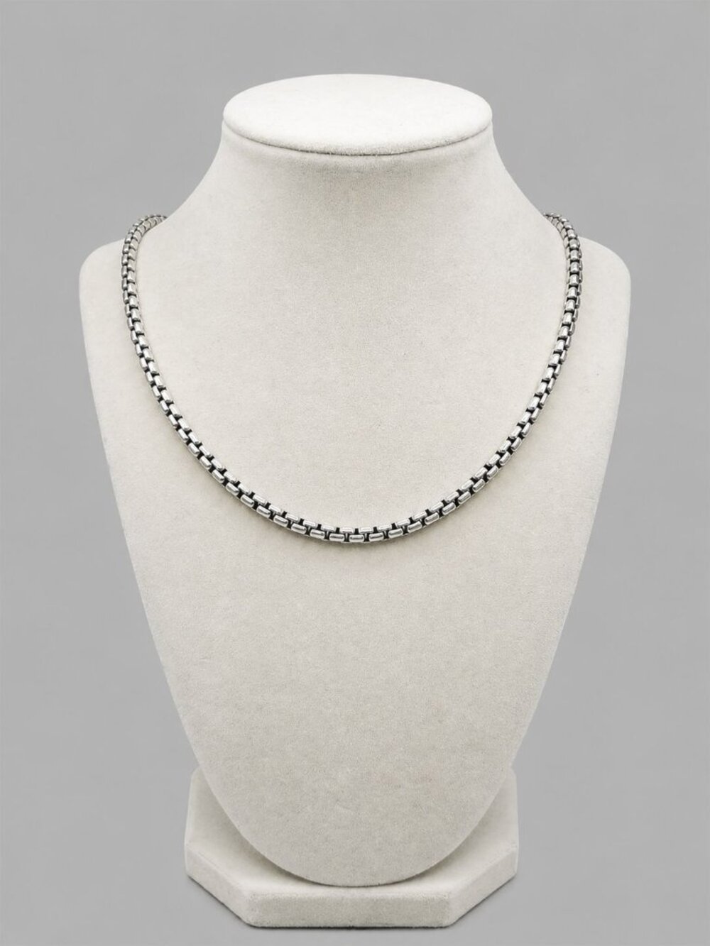 David Yurman Box Chain Necklace in Sterling Silver - 4.8mm - 24"